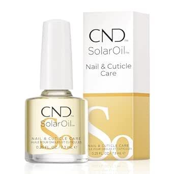CND SolarOil Cuticle Oil, Natural Blend Of Jojoba, Vitamin E, Rice Bran and Sweet Almond Oils, Moisturizes and Conditions Skin